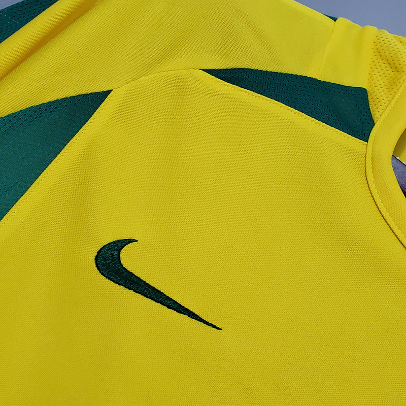 Brazil Home Jersey 2002 Retro