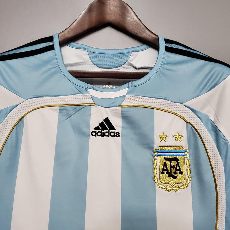 Argentina Home Jersey 06/07 Retro