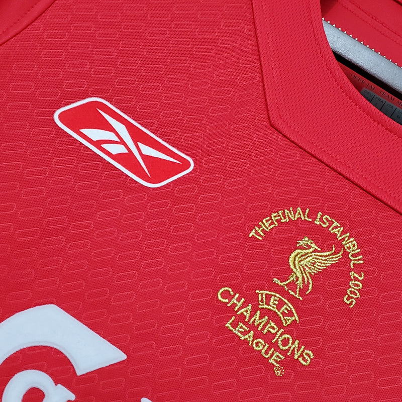 Liverpool Home Jersey 2005 Liga De Campeones Retro