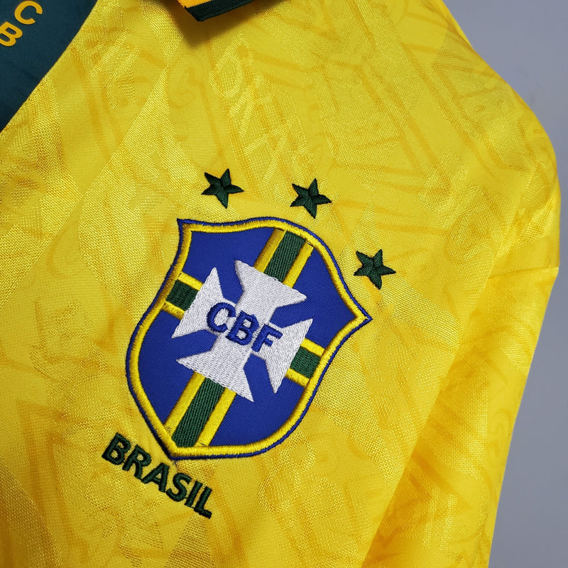 Brazil Home Jersey 91/93 Retro