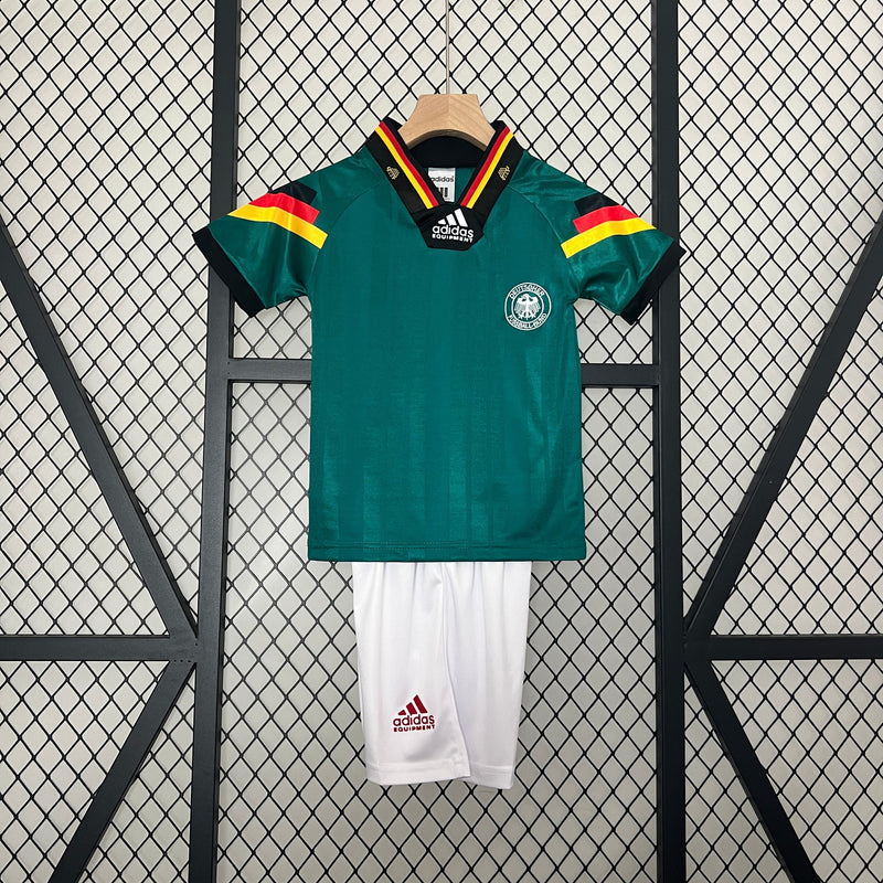 Germany Away 1992 Kit Kids Retro