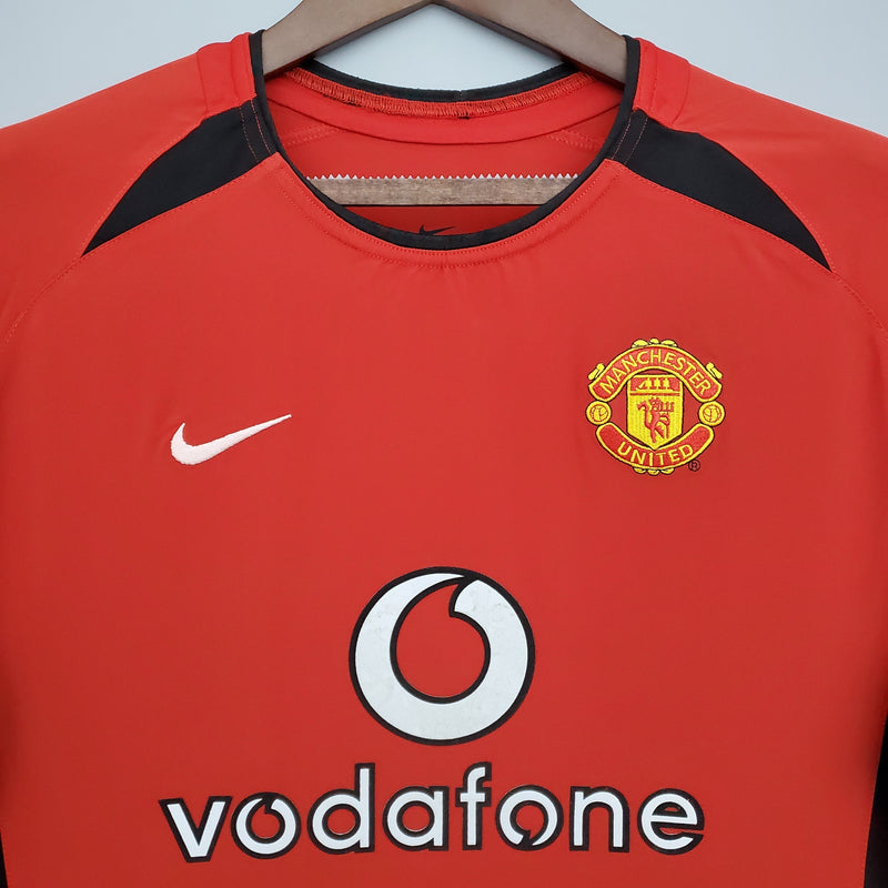 Manchester United Home Jersey 02/03 Retro Long Sleeve