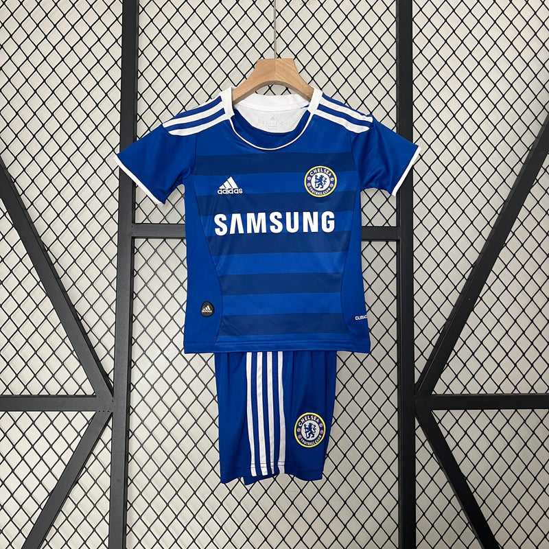 Chelsea Home Champhions League 2012 Kit Kids Retro