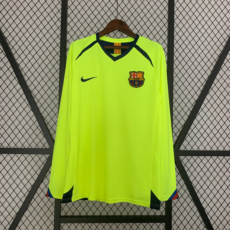 Barcelona Away Jersey 05/06 Retro Long Sleeve