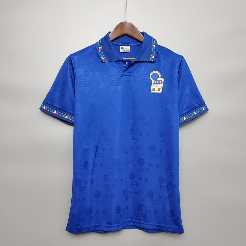 Italy Home Mundial Jersey 1994 Retro