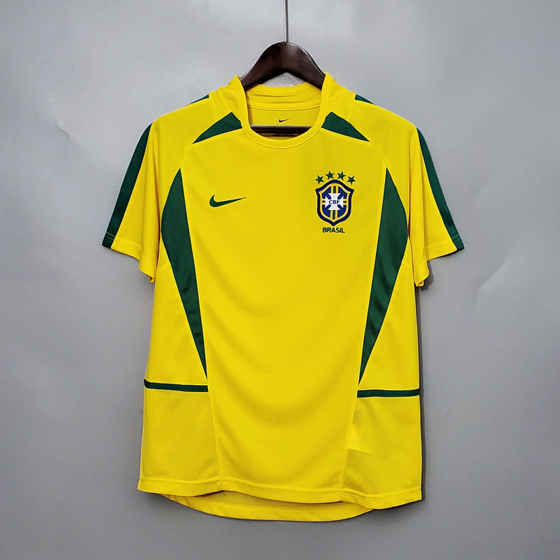 Brazil Home Jersey 2002 Retro