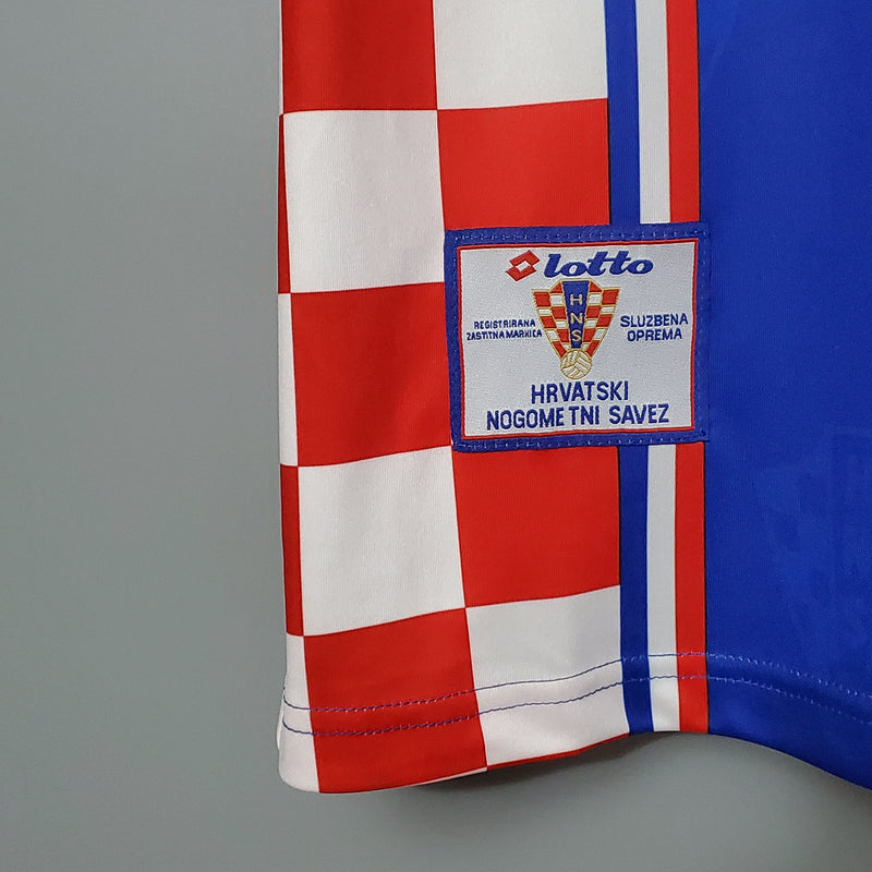 Croacia Home Jersey 1998 Retro