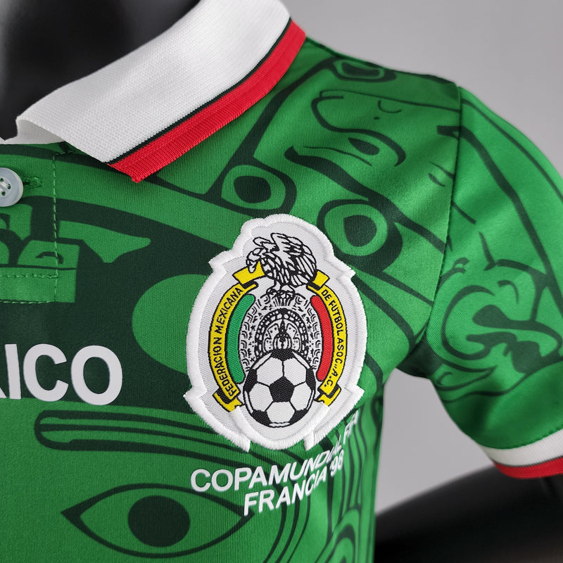 Mexico Home 1998 Retro Kit Kids