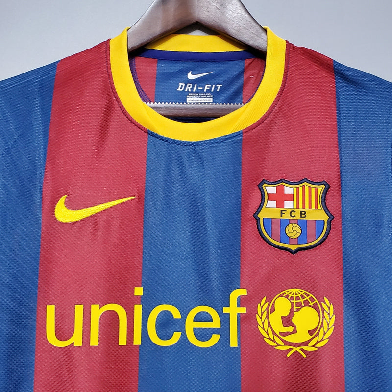 Barcelona Home Jersey 10/11 Retro