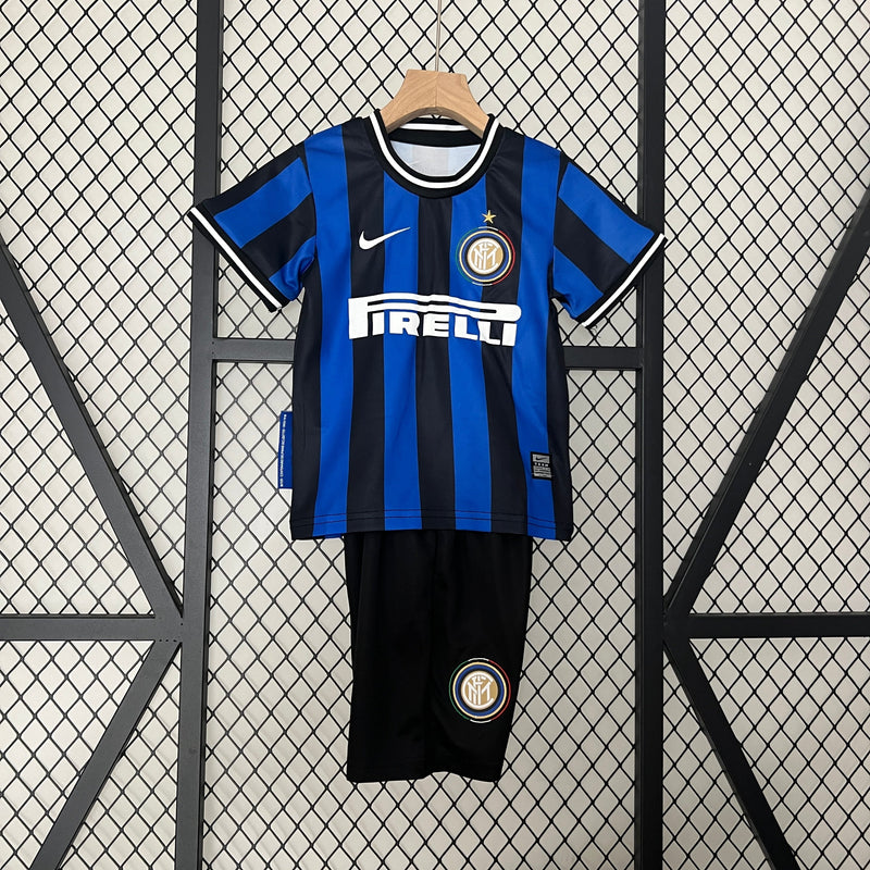 Inter De Milan Home 09/10 Kit Kids Retro